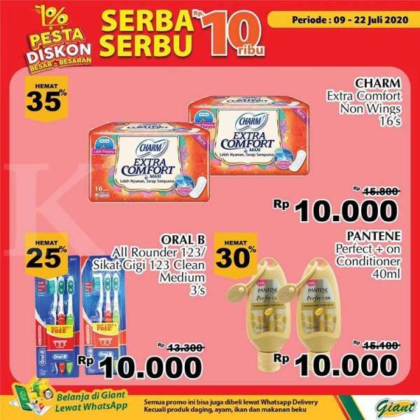 Promo Giant Serba Serbu periode 9-22 Juli 2020