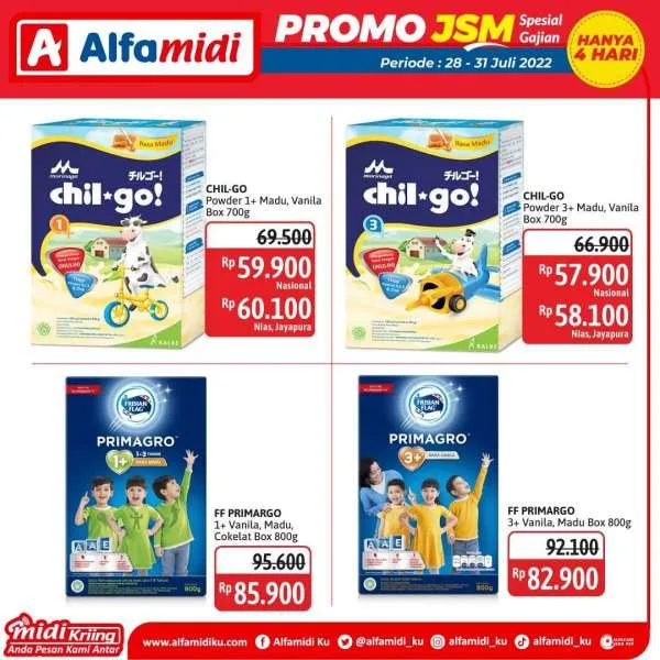 Promo JSM Alfamidi Spesial Gajian Periode 28-31 Juli 2022