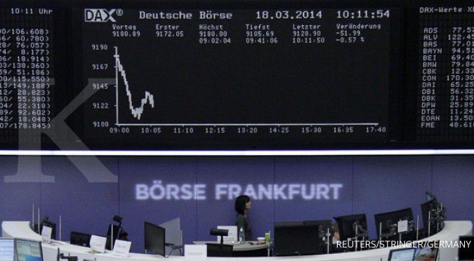 Bursa Eropa kembali melompat