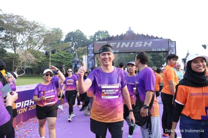 BI Menggelar Rupiah Borobudur Playon 2025, Lari untuk Berbagi, Literasi dan Donasi