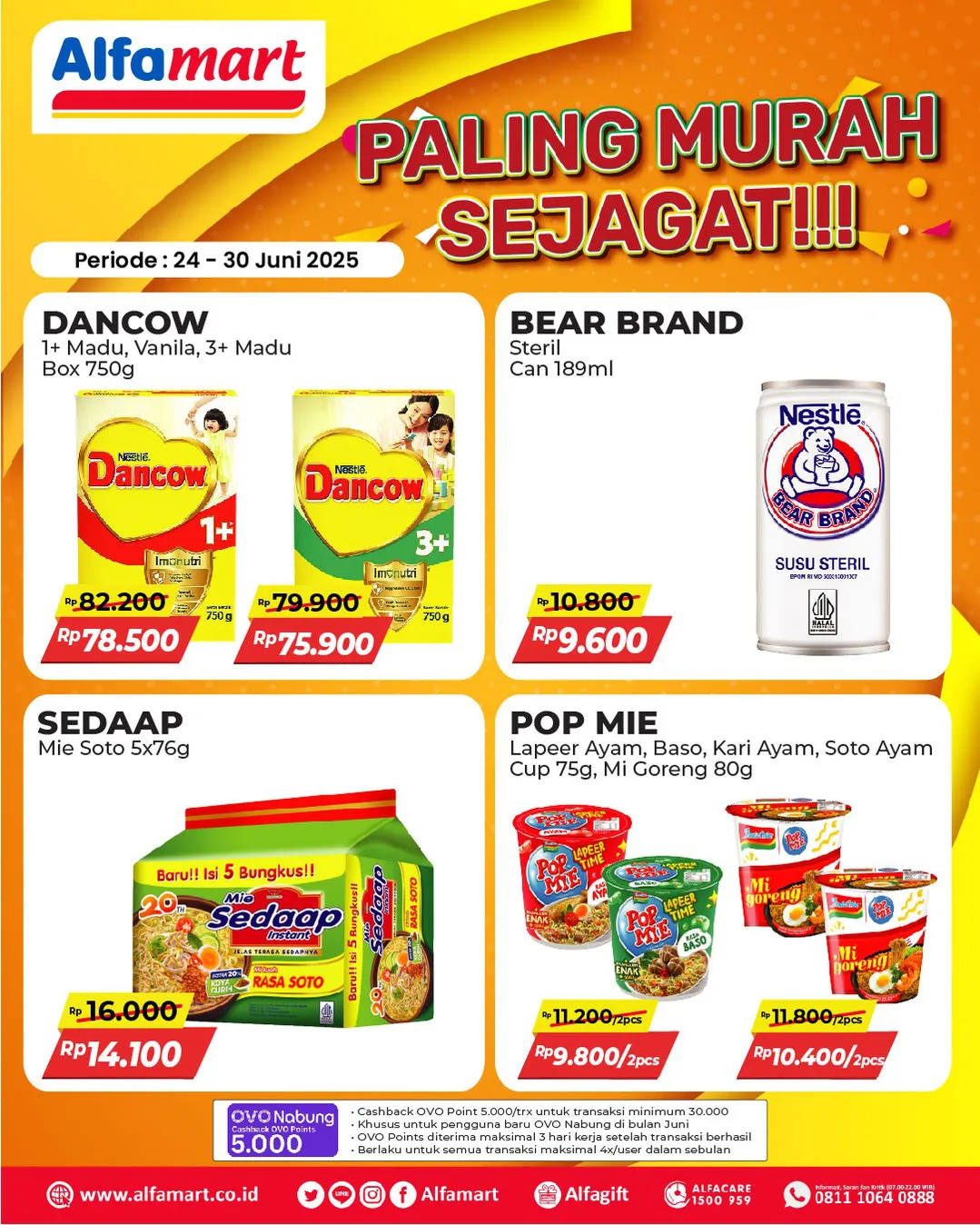 Promo Alfamart Paling Murah Sejagat Periode 24-30 Juni 2025