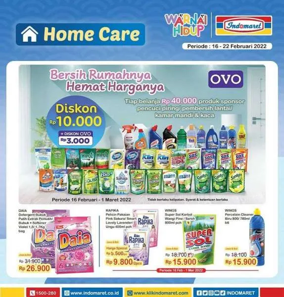 Promo Indomaret Super Hemat Mingguan Terbaru 16-22 Februari 2022
