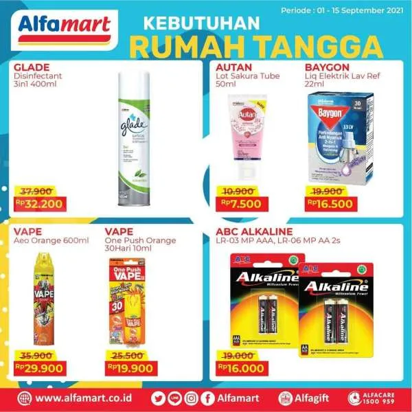 Promo Alfamart Edisi Kebutuhan Rumah Tangga