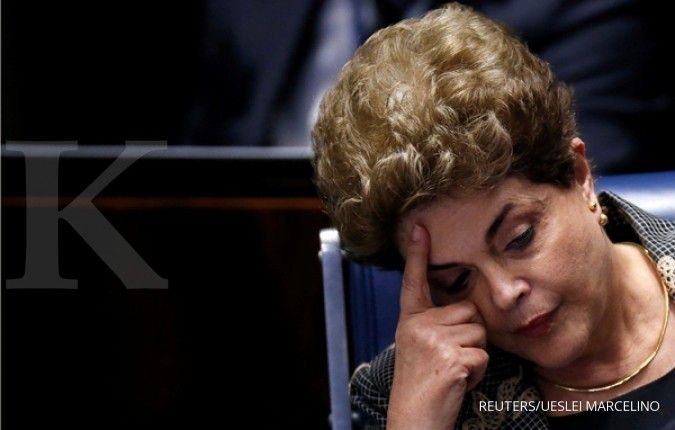Senat Brasil memakzulkan Presiden Rousseff