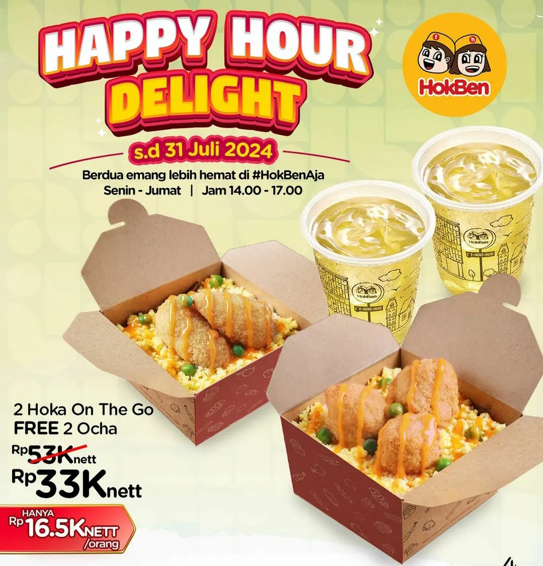 Hokben happy hour