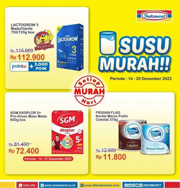 Katalog Harga Promo Indomaret Super Hemat 14-20 Desember 2022