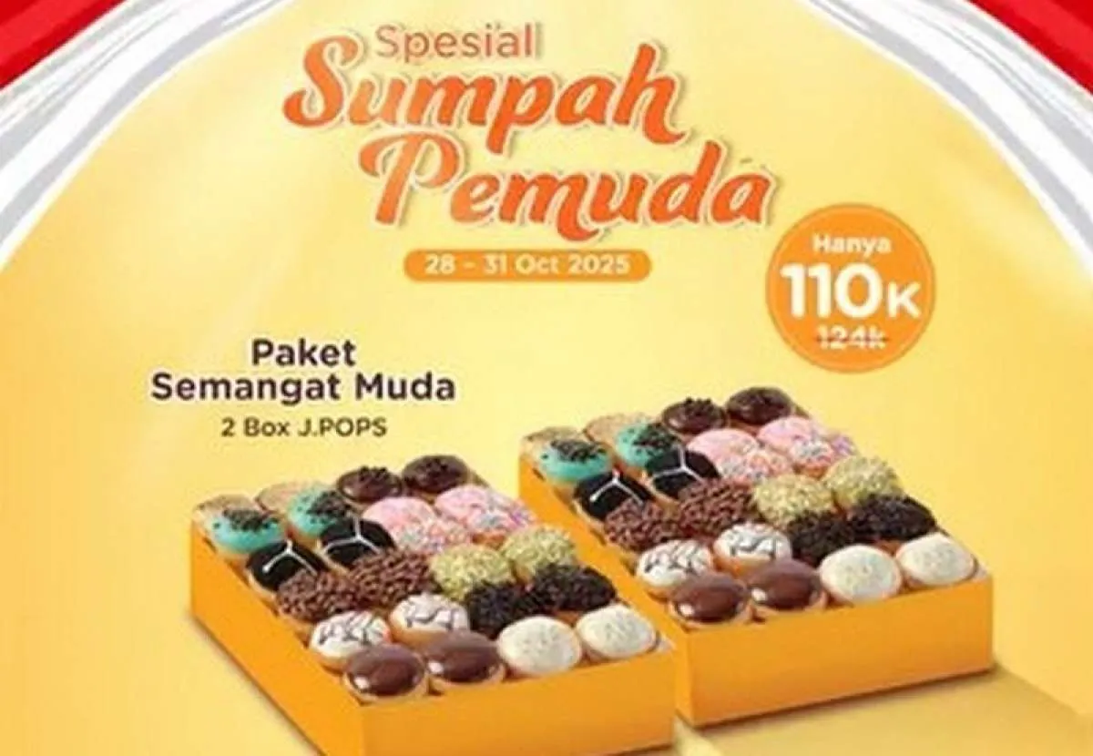 Promo Sumpah Pemuda di J.CO, HokBen & Go Go Curry Hari Ini 28 Oktober 2025