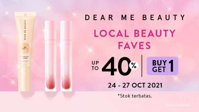 Promo Makeup dan Skincare Dear Me Beauty, Nikmati Diskon hingga 40% dan Buy 1 Get 1