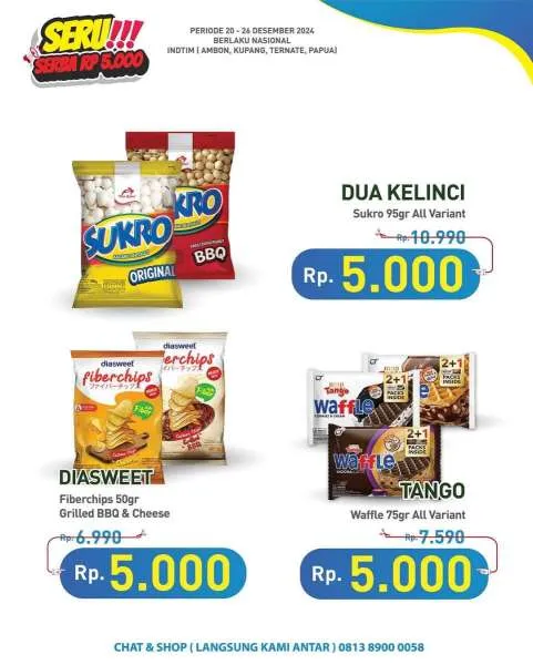 Promo Hypermart Serba Rp 5.000 Periode 20-26 Desember 2024