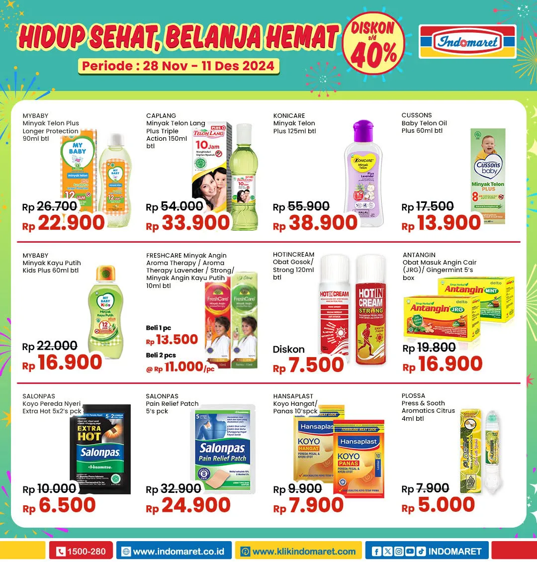 Promo Akhir Bulan Indomaret Periode 28 November-4 Desember 2024