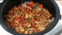 Resep Nasi Gurih Ayam Pedas Sat Set: Cukup Rice Cooker!