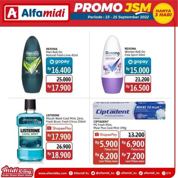 Katalog Promo JSM Alfamidi Periode 23-25 September 2022, Cek di Sini!