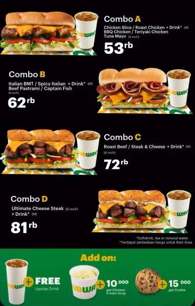 Promo Subway Combo Deals Agustus