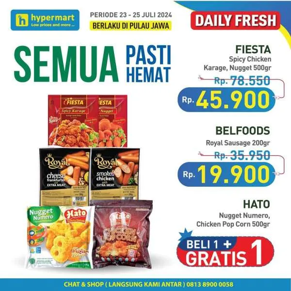 Promo Hypermart Hyper Diskon Weekday Periode 23-25 Juli 2024