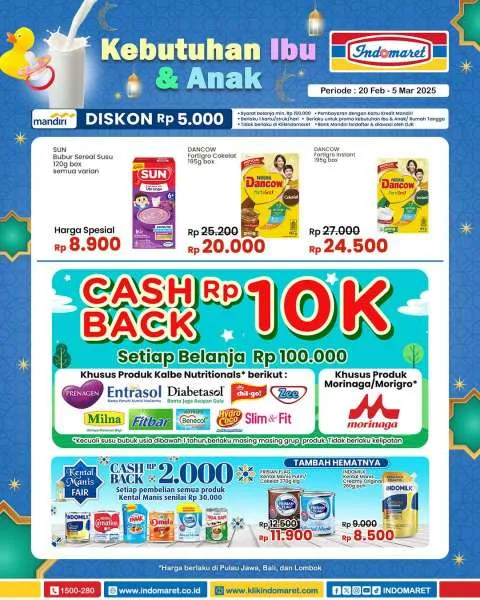 Promo Indomaret Super Hemat Periode 20 Februari-5 Maret 2025