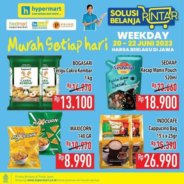 Promo Hypermart Hyper Diskon Weekday Periode 20-22 Juni 2023