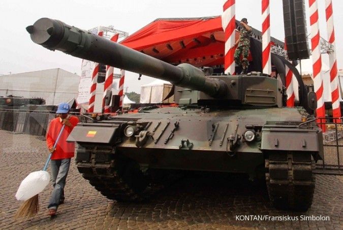 Ketika dua tank Leopard keluar garasi
