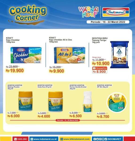 Promo Indomaret Super Hemat Mingguan Terbaru 16-22 Maret 2022