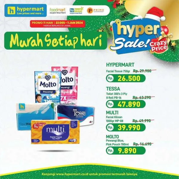 Promo JSM Hypermart Hyper Diskon Weekend Periode 22-25 Desember 2023