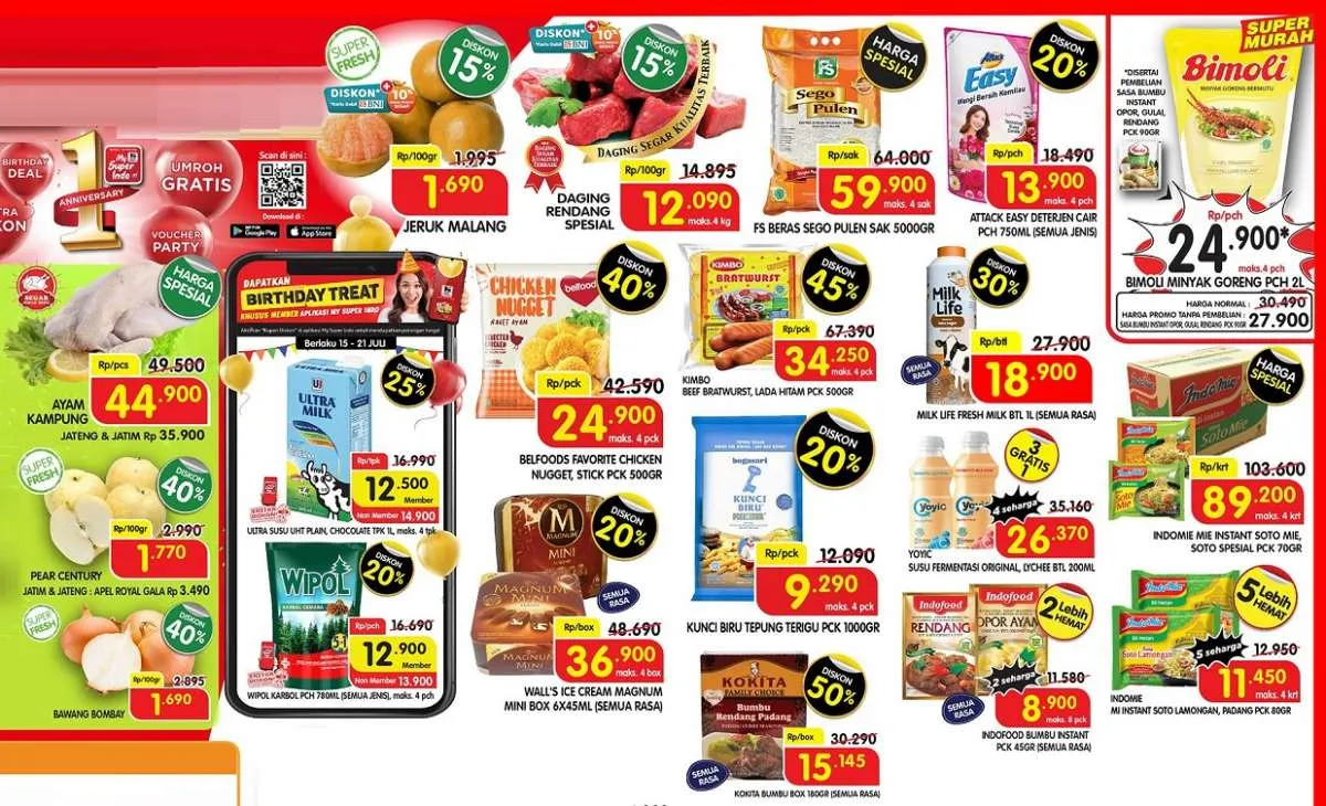 Promo JSM Superindo Super Hemat, periode 16-18 Juli 2021!