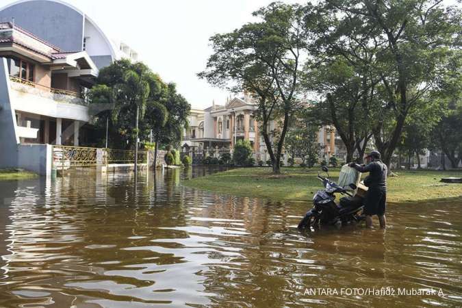 Kawasan Jakarta Utara bakal semakin tenggelam akibat tanggul fase A gagal terbangun