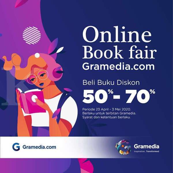 Toko Buku Gramedia gelar online book fair hingga 3 Mei