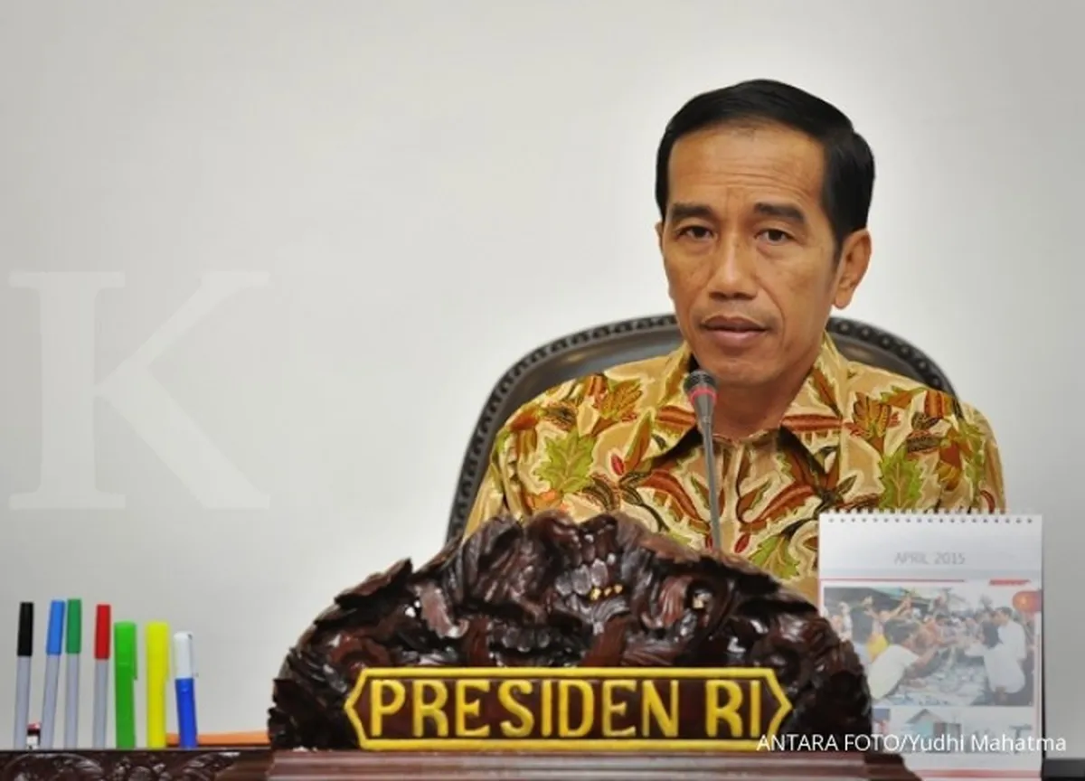 Presiden Jokowi bagi-bagi uang di Pasar Bogor