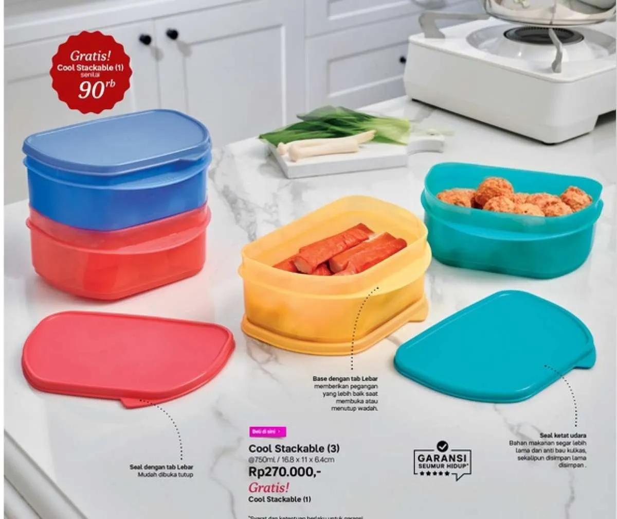 Gajian Tiba, Cek Tawaran Menarik Di Katalog Promo Tupperware Oktober 2023