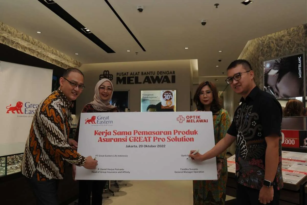 Dorong Inklusi Keuangan, Great Eastern Life Gandeng Optik Melawai