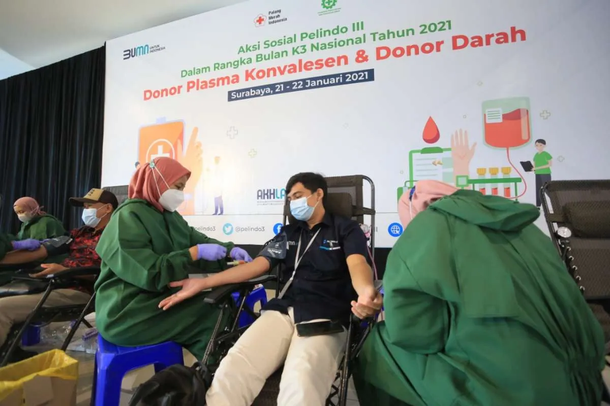 Pelindo III ajak masyarakat penyintas Covid-19 donor plasma konvalesen