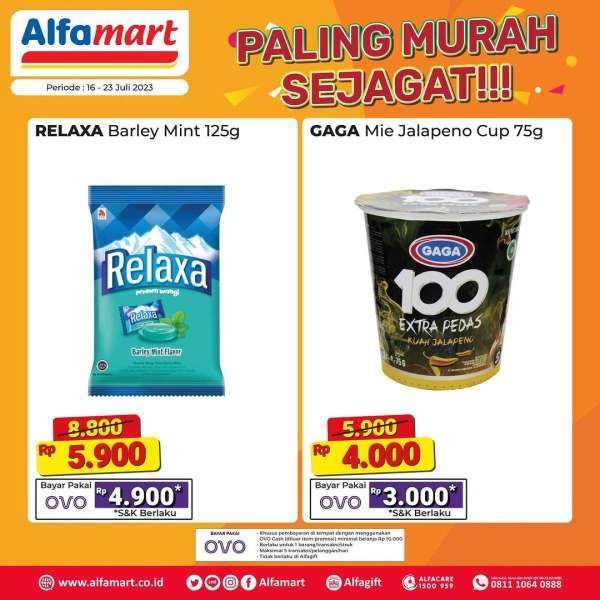 Katalog Harga Promo Alfamart Terbaru 16-23 Juli 2023