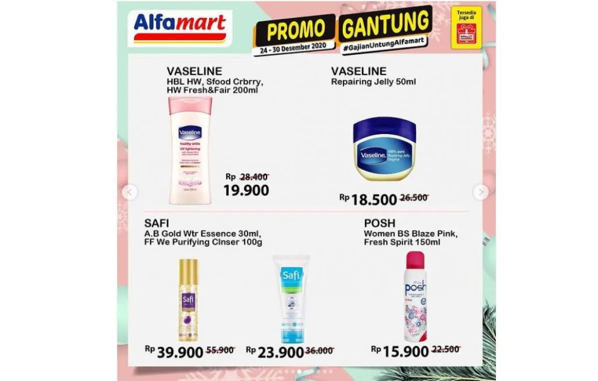  Promo Alfamart weekday 28 Desember 2020, diskon jelang tutup tahun 