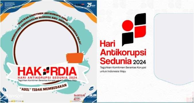 Kumpulan Twibbon Hakordia Hari Anti Korupsi Sedunia 2024 Desain Terbaru 