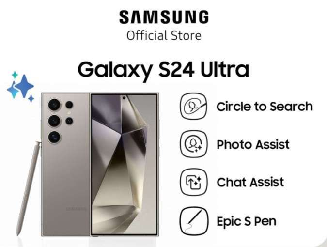 Samsung Mulai Pre Order Seri Galaxy S-24 dengan Fitur AI, Ada Tawaran Cashback