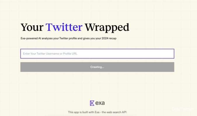 Twitter Wrapped Exa Ai