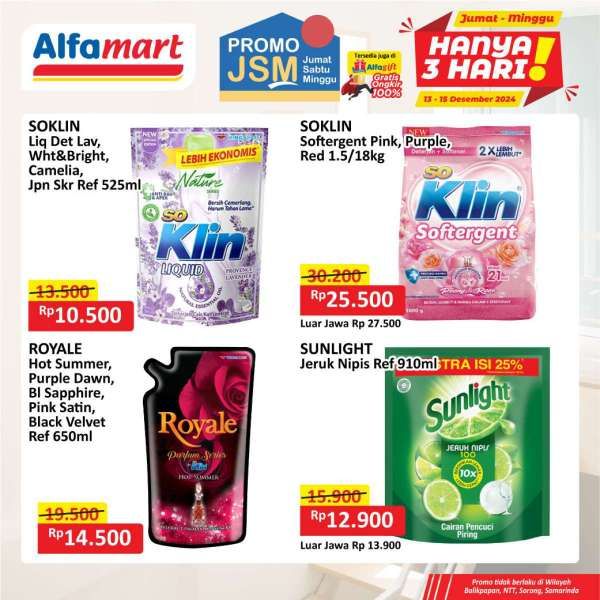 Promo JSM Alfamart Weekend 13-15 Desember 2024