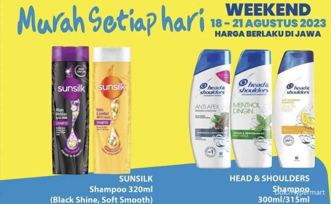 Katalog Promo Hypermart Hyper Diskon Weekend Periode 18-21 Agustus 2023