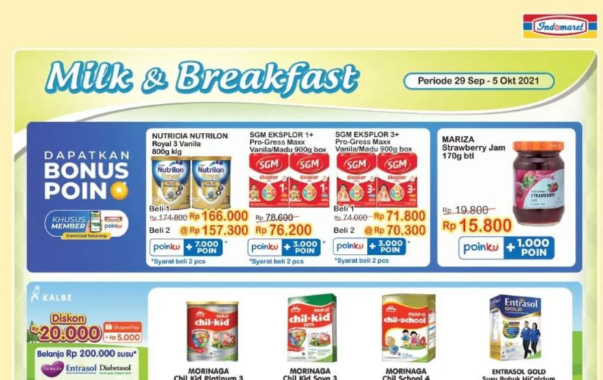 Promo Indomaret terbaru 29 September-5 Oktober 2021, diskon rutin mingguan!