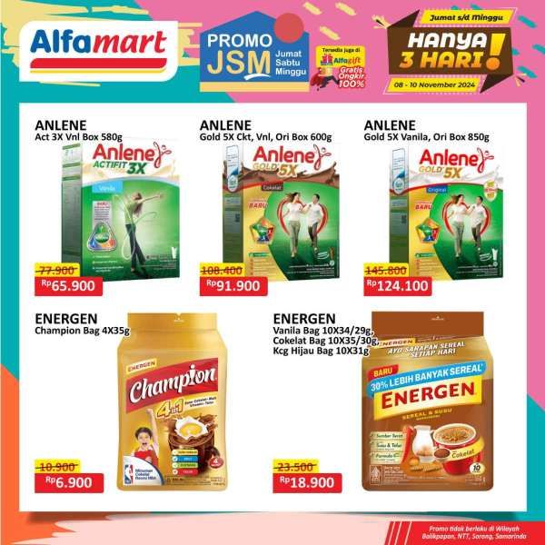 Promo JSM Alfamart Weekend 8-10 November 2024