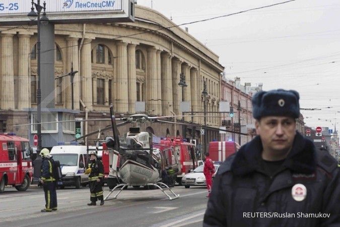 Ledakan di jalur subway Rusia, 10 meninggal