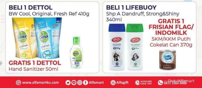 Promo Alfamart Serba Gratis, Beli 1 Sampo Lifebuoy Gratis 1 Kaleng Kental Manis