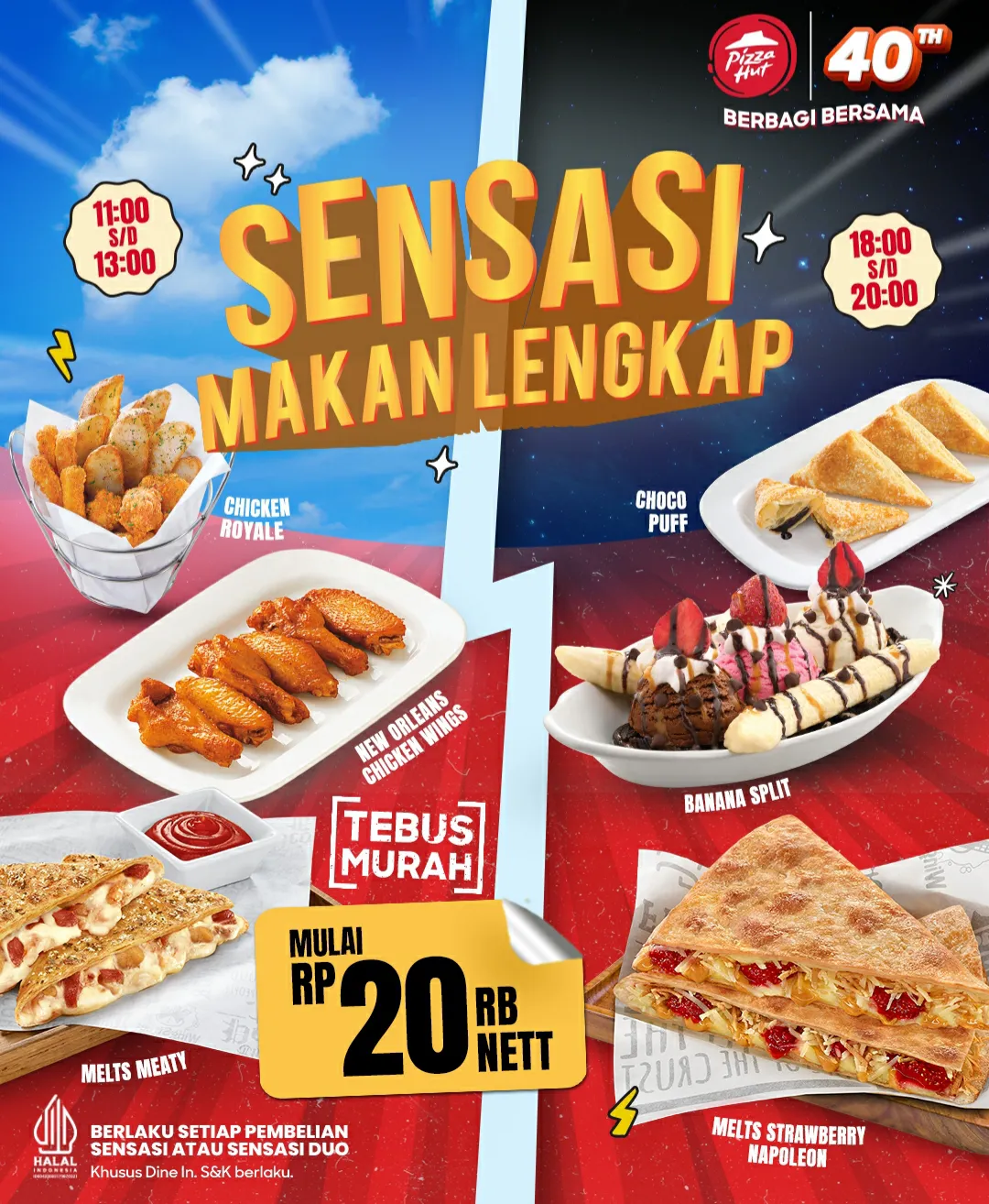 Promo Tebus Murah Pizza Hut Rp 20.000