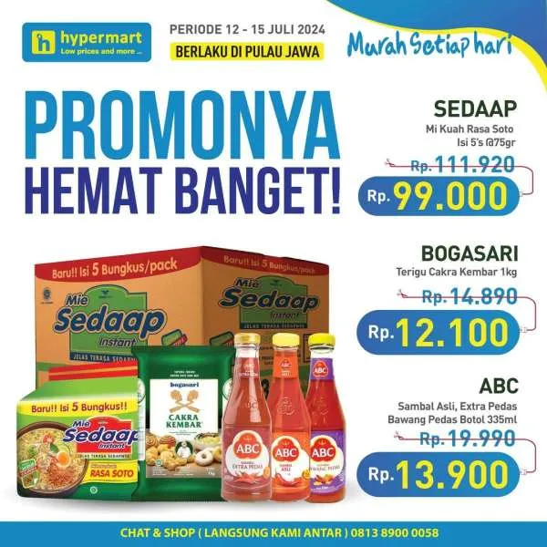 Promo JSM Hypermart Hyper Diskon Weekend Periode 12-15 Juli 2024