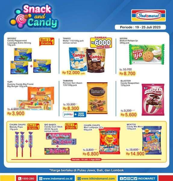 Katalog Harga Promo Indomaret 19-25 Juli 2023, Super Hemat Mingguan Terbaru