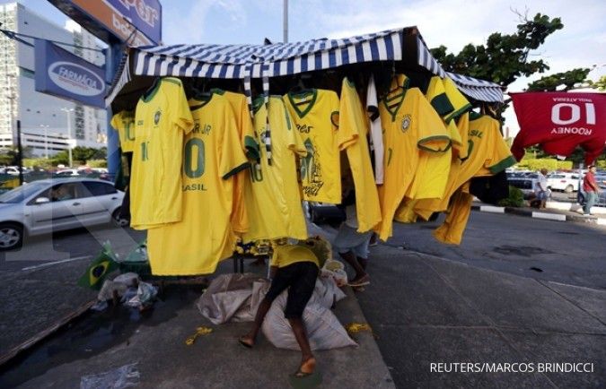 Di AS, kaos Neymar dan Brasil paling laris