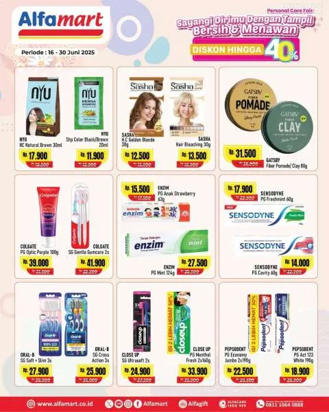 Promo Alfamart Personal Care Fair Periode 16-30 Juni 2025