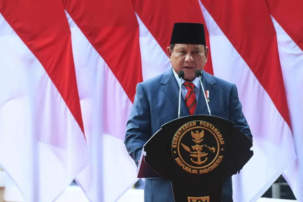 Menhan Prabowo meluncurkan kapal KCR kelima karya anak bangsa