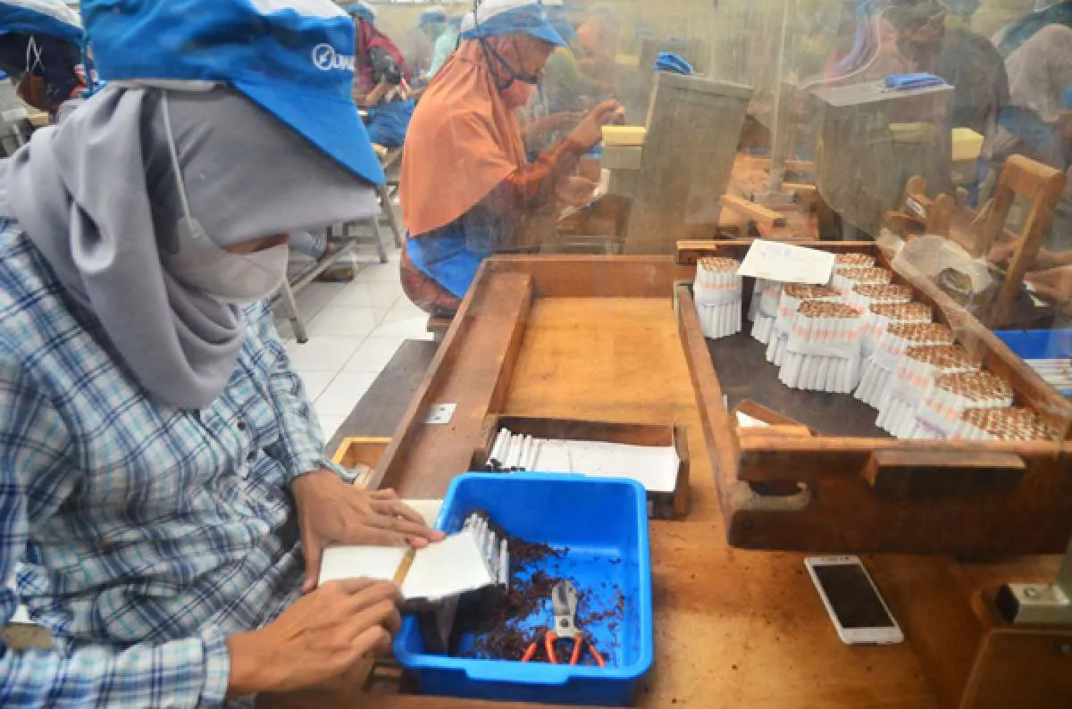 Tahun depan, tarif cukai rokok sigaret kretek tangan naik paling kecil 