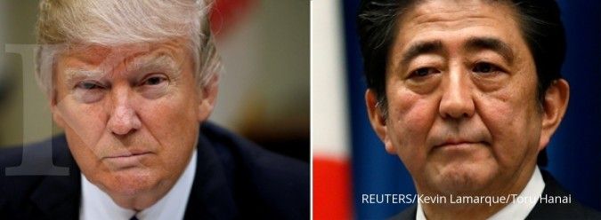 Juru bicara Gedung Putih: Berbicara dengan PM Abe, Trump membahas tentang Korea Utara