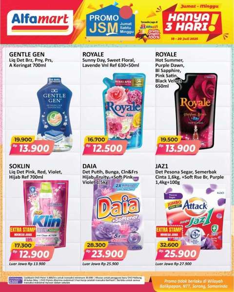 Promo JSM Alfamart 18-20 Juli 2025